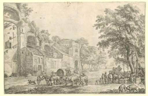 Entrance Road to a City