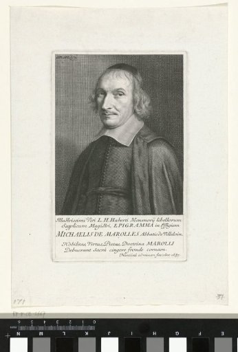 Portrait of Michel de Marolles