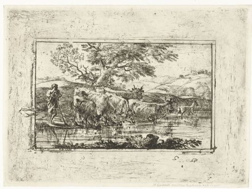 Herd at the Watering Place