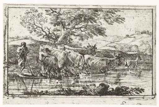 Herd at the Watering Place