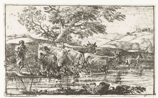 Herd at the Watering Place