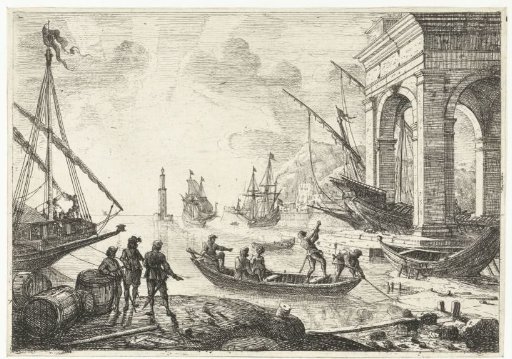 Harbour with a Lighthouse
