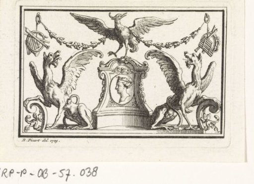 Bird on an Ornamental Monument