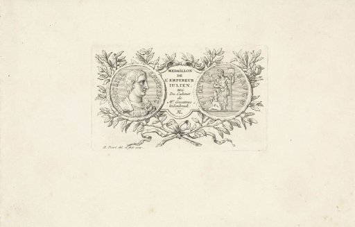 Medal of Roman Emperor Flavius Claudius Julianus Apostata