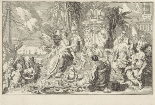 Allegory of the West India and East India Companies