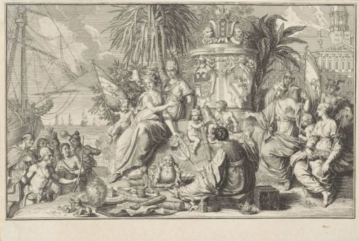 Allegory of the West India and East India Companies