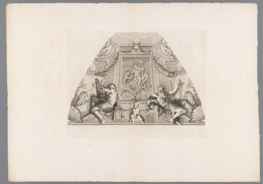 Triumph of Neptune: Amphitrite in a shell drawn by dolphins