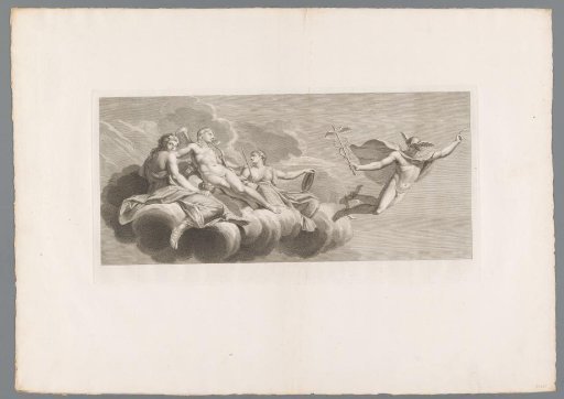Amor Gives Mercury the Order to Proclaim His Power to the Universe
