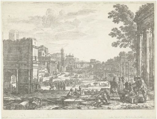 The Roman Forum in Rome