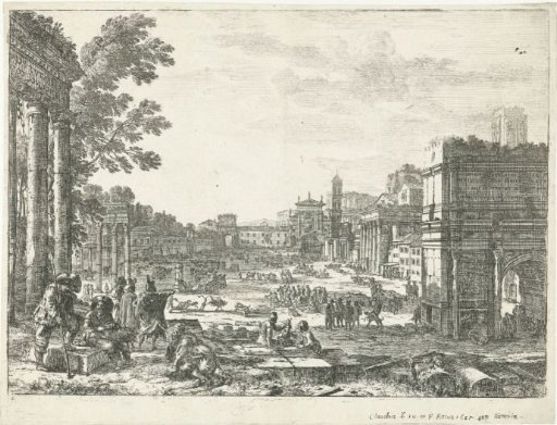 The Roman Forum in Rome