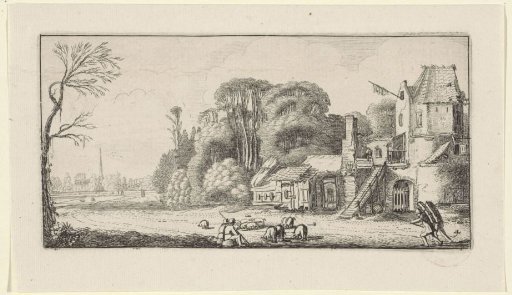 Landscape with Pigs and Pedlars
