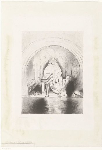 God with the book with the seven seals