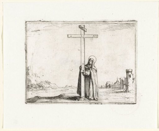 Female Saint at the Cross
