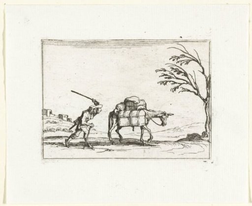 A Farmer Beats His Donkey
