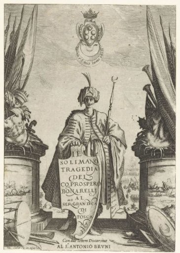 Title page of the tragedy 'Il Solimano'