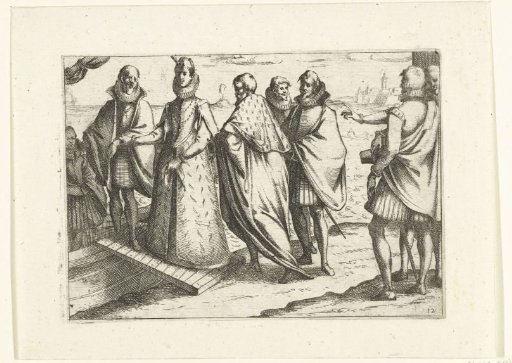 Embarkation of Margaret of Austria in Genoa