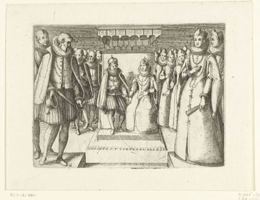 Conversation of Margaret of Austria with Philip III