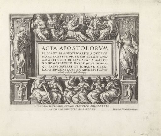 Title print of the series on the Acts of the Apostles