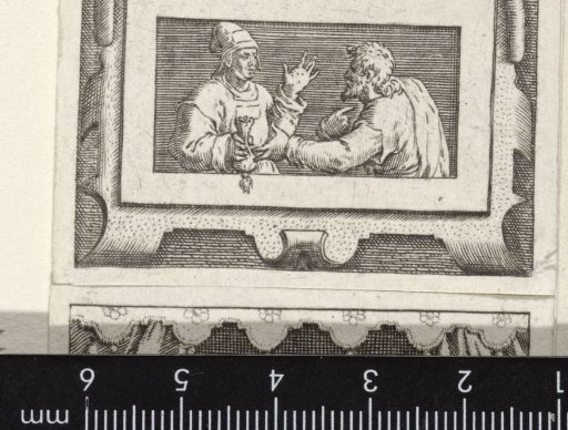 Judas Betrays Christ and Receives Thirty Pieces of Silver