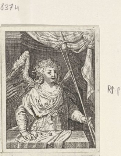 Angel with the Spear, Sponge, and Dice