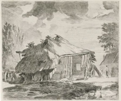 Barn in a landscape
