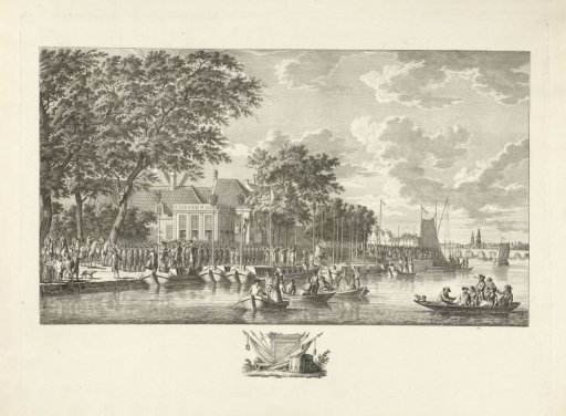 Departure of 600 armed Amsterdam citizens to Utrecht, 17 July 1787