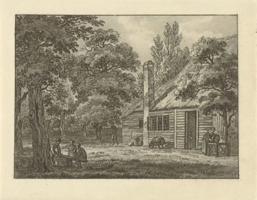 Farmyard with Playing Children