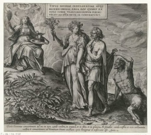 Allegory of repentance and contrition