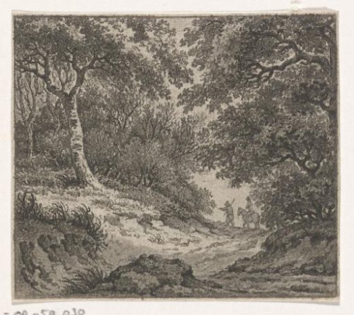 Wooded Landscape with a Rider