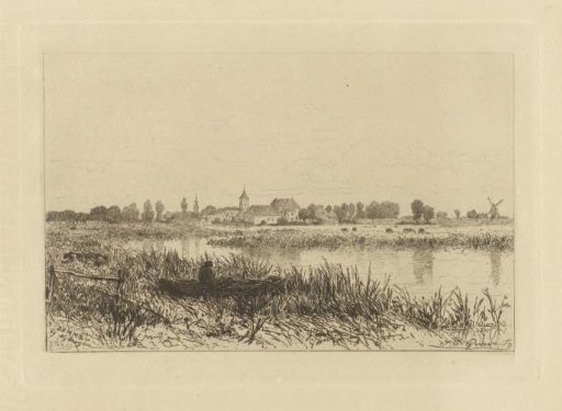 View of a river near Bemmel