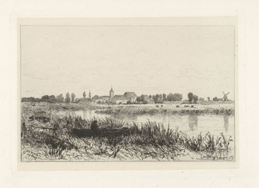 View of a river near Bemmel