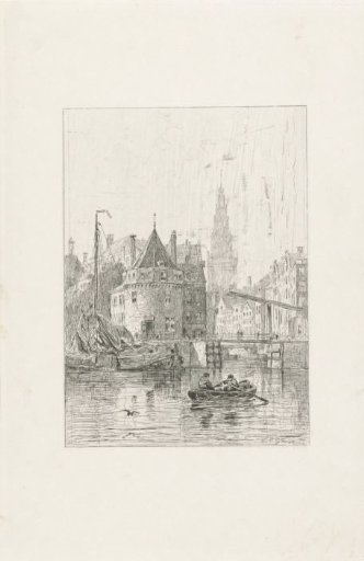 View of the Schreierstoren in Amsterdam