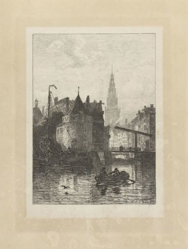 View of the Schreierstoren in Amsterdam