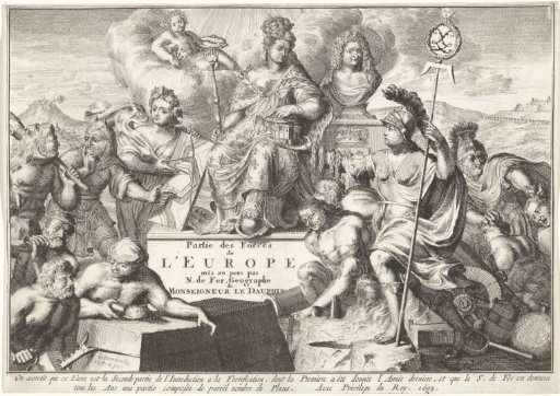 Allegory on the victories of the French army in Europe