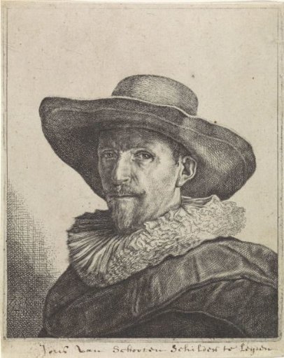 Portrait of a man with a hat