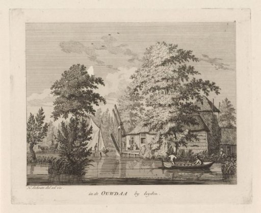 View of the Oude Ade near Leiden