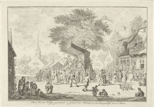 Village Fair in the Village, ca. 1750