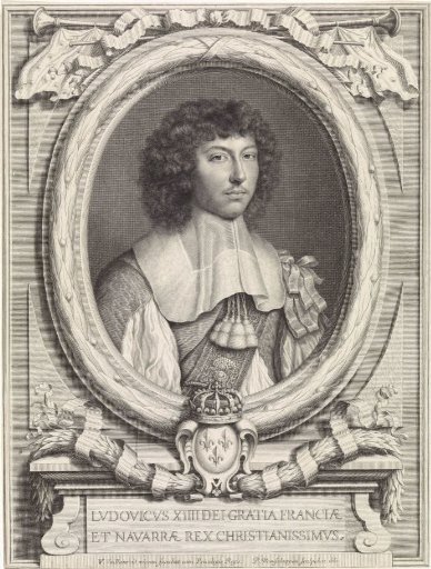 Portrait of Louis XIV, King of France, with sash on the shoulder