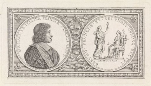 Medallion with portrait of Michel Le Tellier
