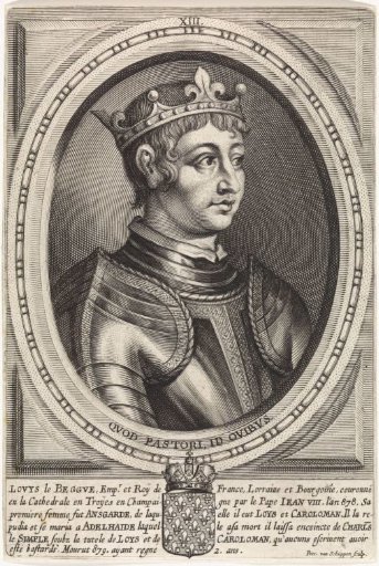 Portrait of Louis the Stammerer, King of France