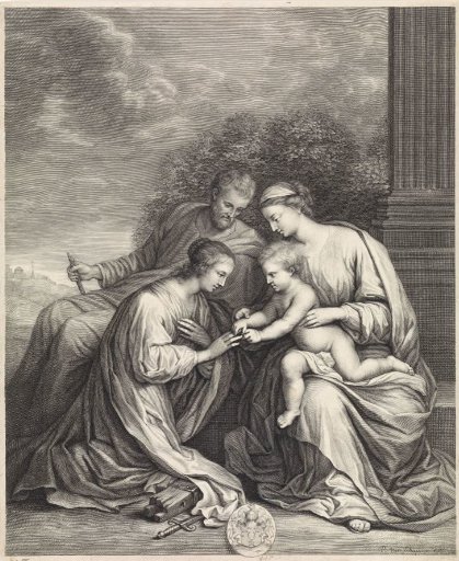 Holy Family with Saint Catherine