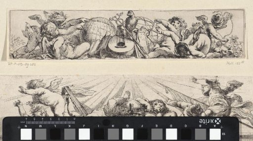 Frieze with five putti
