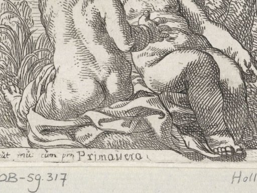 Two amorous putti (Spring)