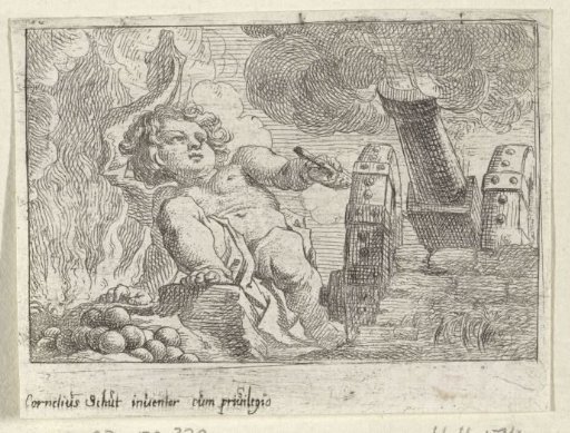 Child by a cannon