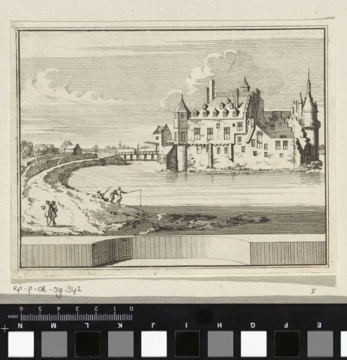 View of Duurstede Castle at Wijk bij Duurstede
