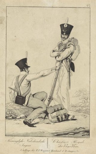 Two Dutch soldiers in uniform