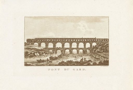 View of the Pont du Gard