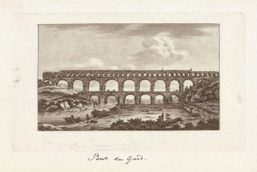 View of the Pont du Gard