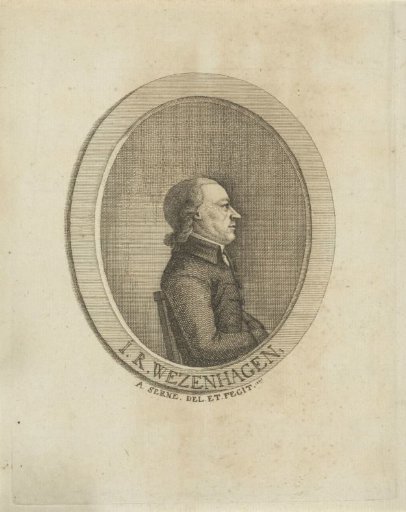 Portrait of the candidate for the ministry Jan Reinier Wezenhagen