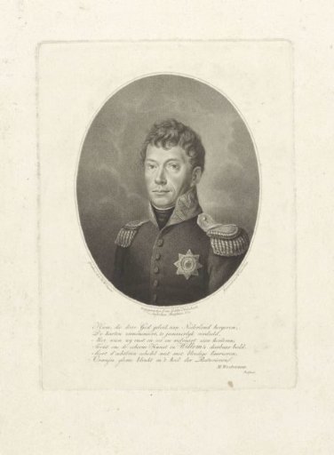 Portrait of Willem I Frederik (King of the Netherlands)